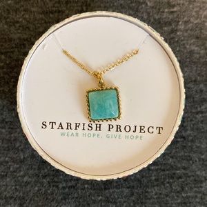 Starfish Project necklace- turquoise- never been worn- in original packaging